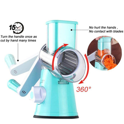 Multifunctional Round Mandoline Potato Slicer Vegetable Cutter Slicer Cheese Kitchen Gadgets